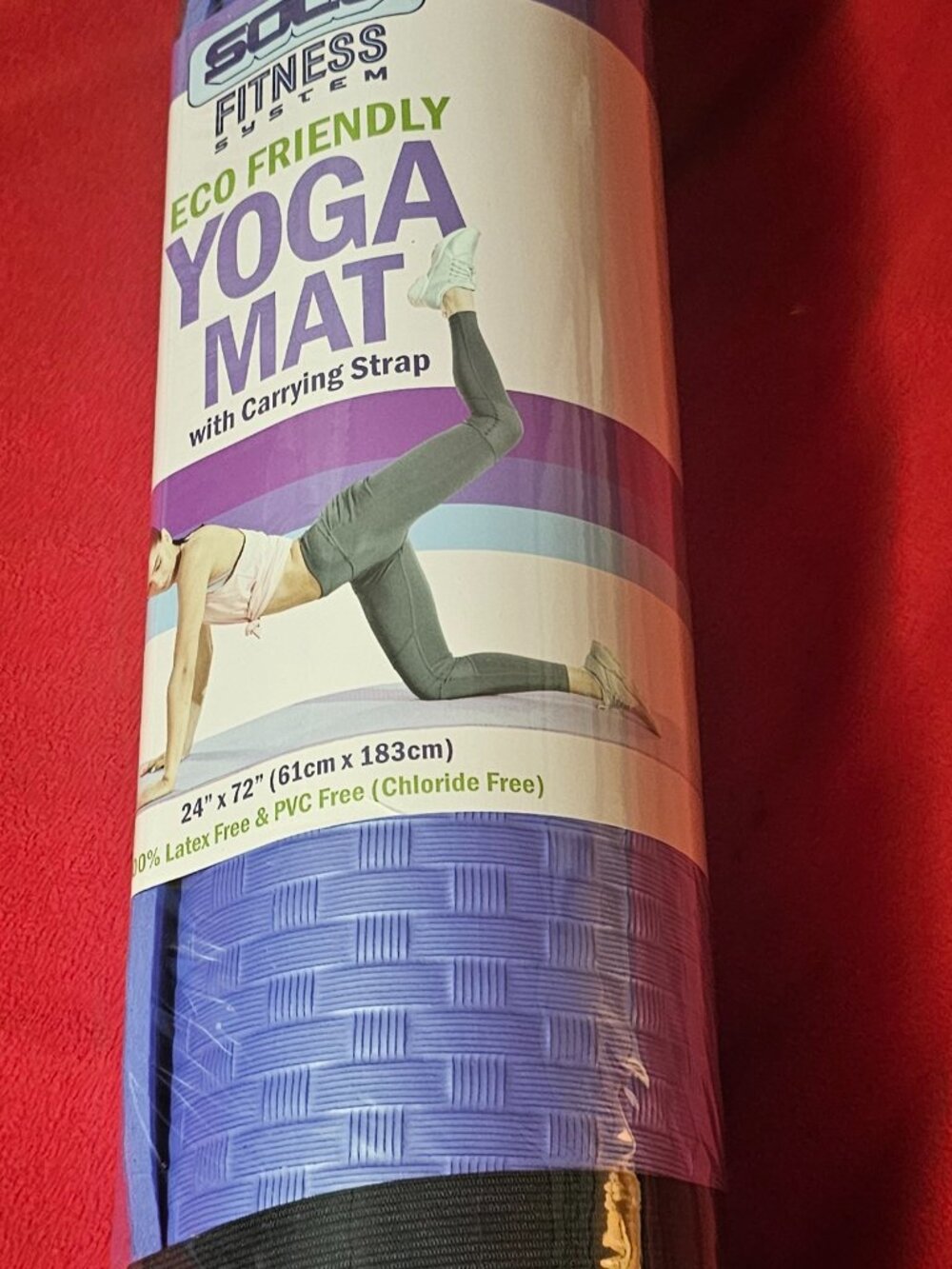Purple Eco Friendly Yoga Mat - Solo Fitness System